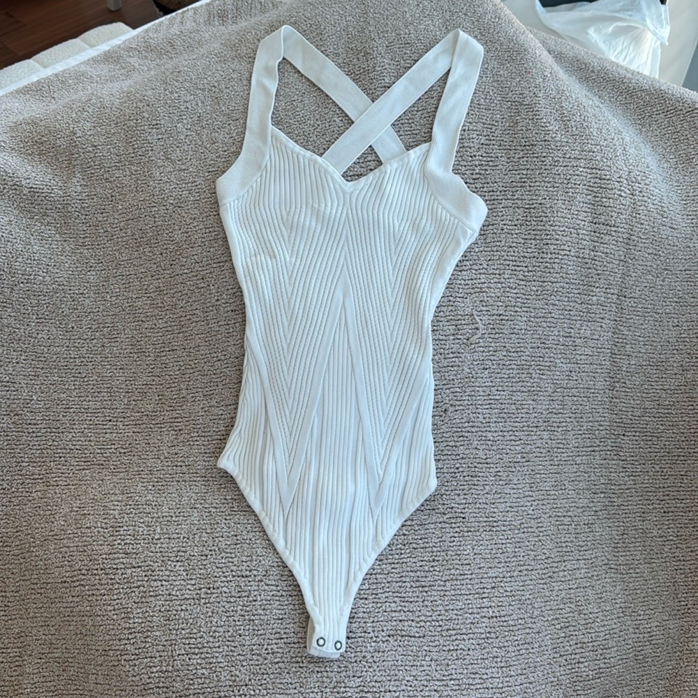Abercrombie Knit Corset Bodysuit